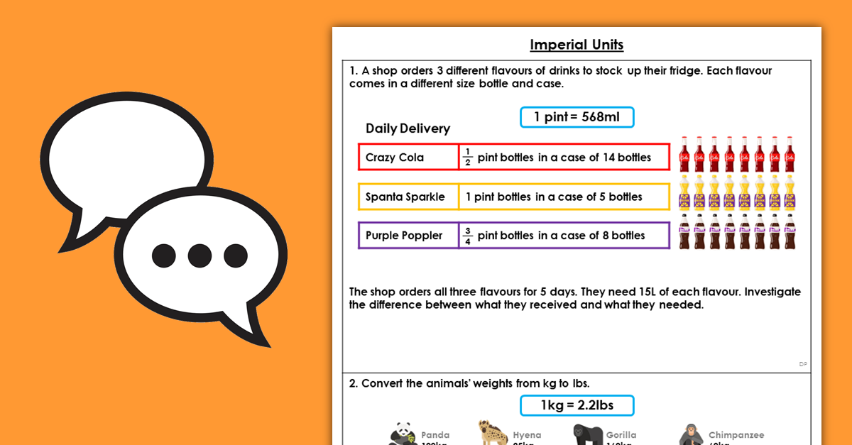 Imperial Units Year 5 Resources
