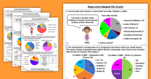 Read and Interpret Pie Charts Homework