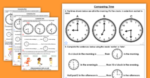 Year 1 Comparing Time