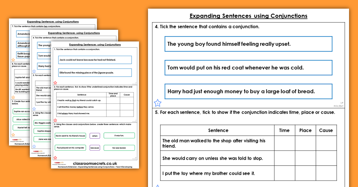 year-4-expanding-sentences-using-conjunctions-homework-extension-ready-to-write-classroom