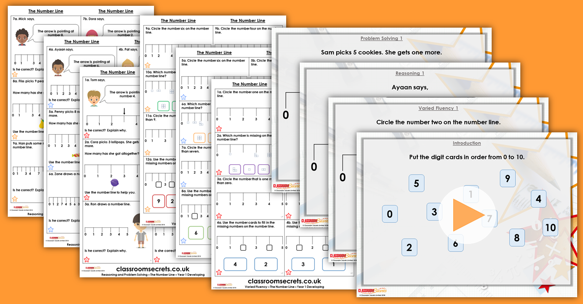 The Number Line Year 1 Resources