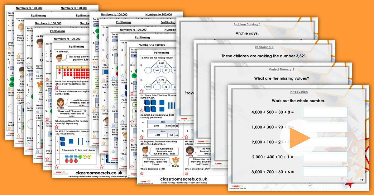 Mixed Age Year 4 and 5 Place Value Step 3 Resources