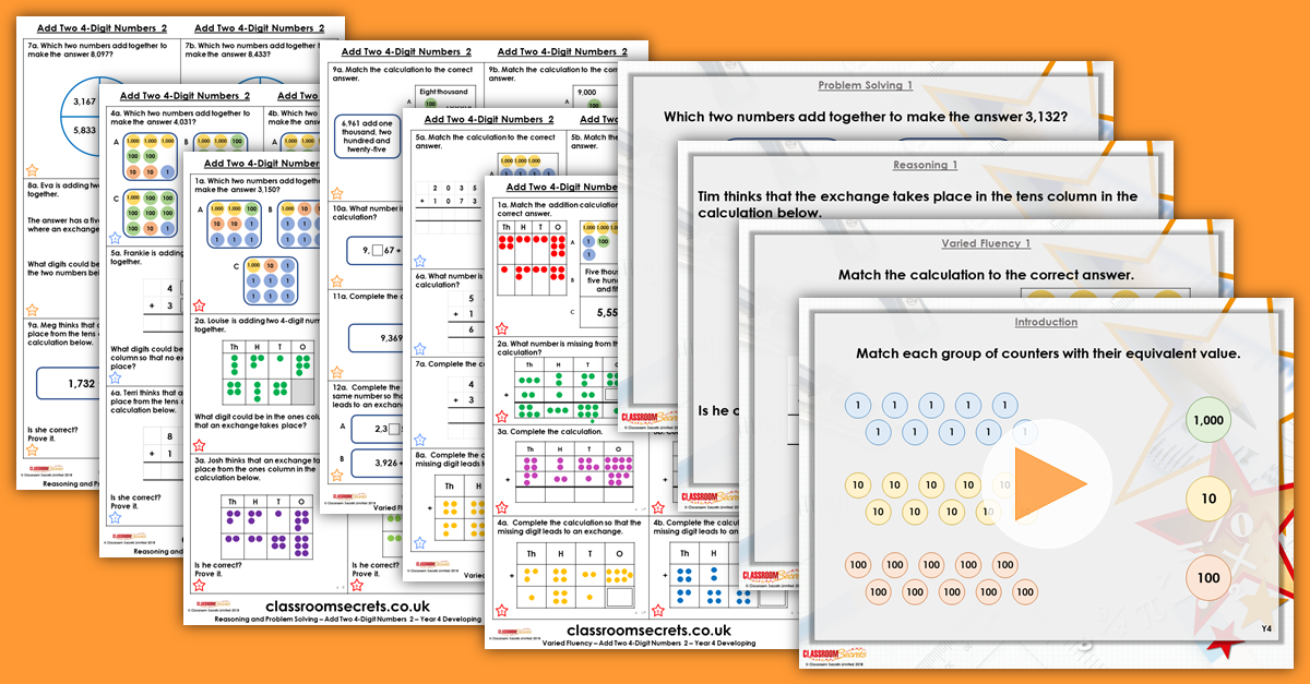 Mixed Age Year 4 and 5 Addition and Subtraction Step 3 Resources