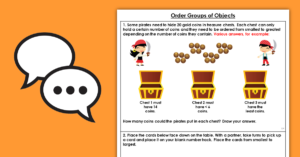 Year 1 Order Groups of Objects