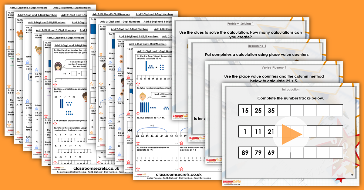 Mixed Age Year 2 and 3 Addition and Subtraction Step 6 Resources