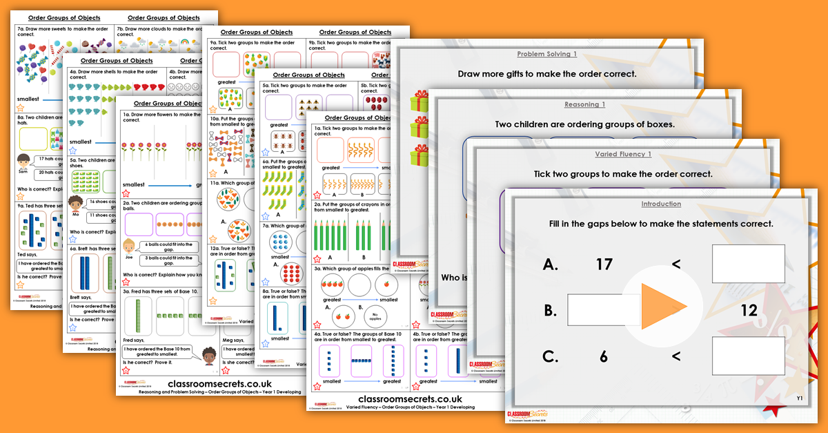 Mixed Age Year 1 and 2 Place Value Step 9 Resources