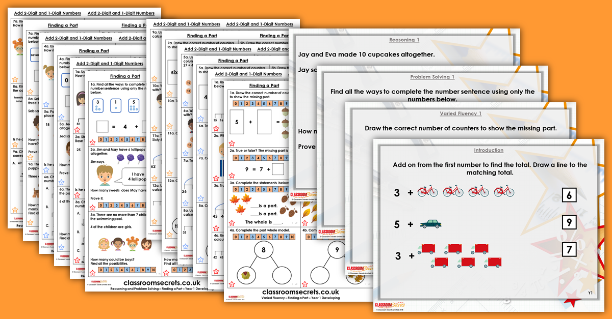 Mixed Age Year 1 and 2 Addition and Subtraction Step 8 Resources