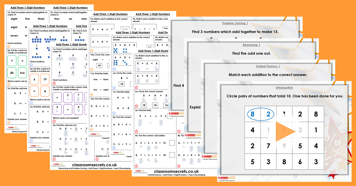 Year 2 and 3 Addition and Subtraction Step 13 Resources