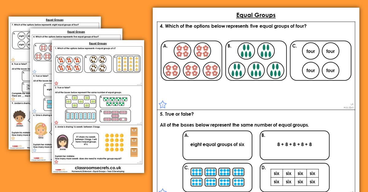 Free Equal Groups Homework