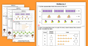 Multiply by 3 Year 3