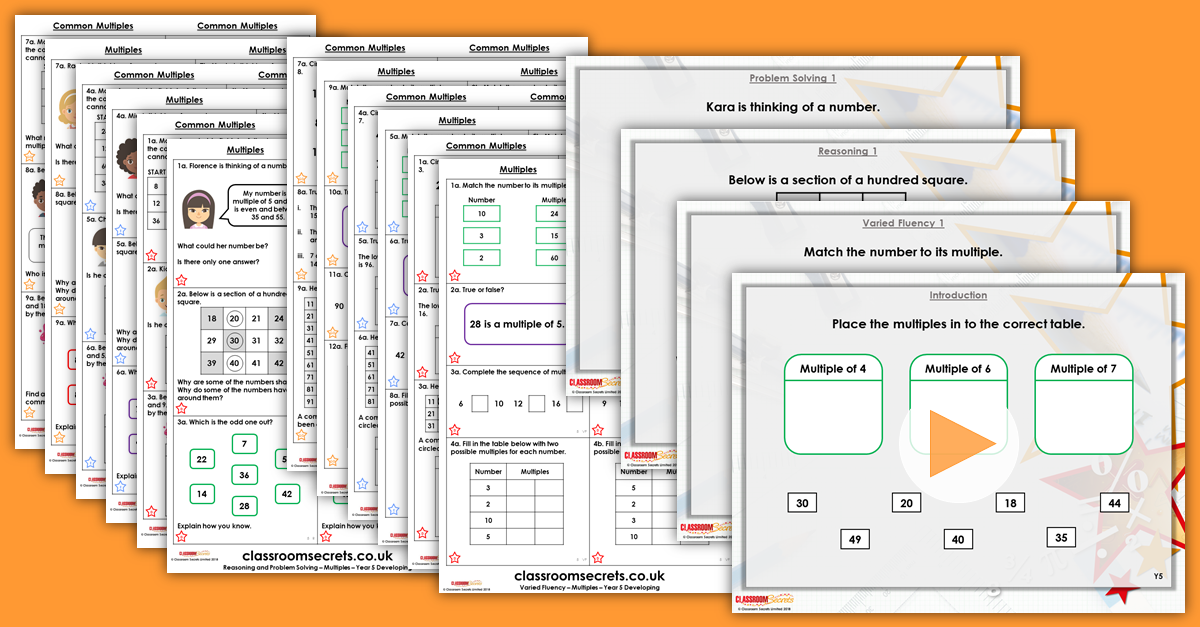 Mixed Age Year 5 and 6 Multiplication and Division Step 1 Resources