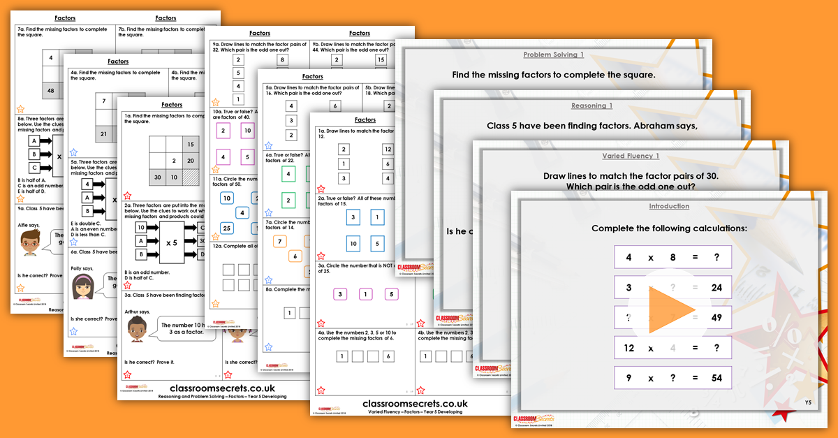 Mixed Age Year 5 and 6 Multiplication and Division Step 16 Resources