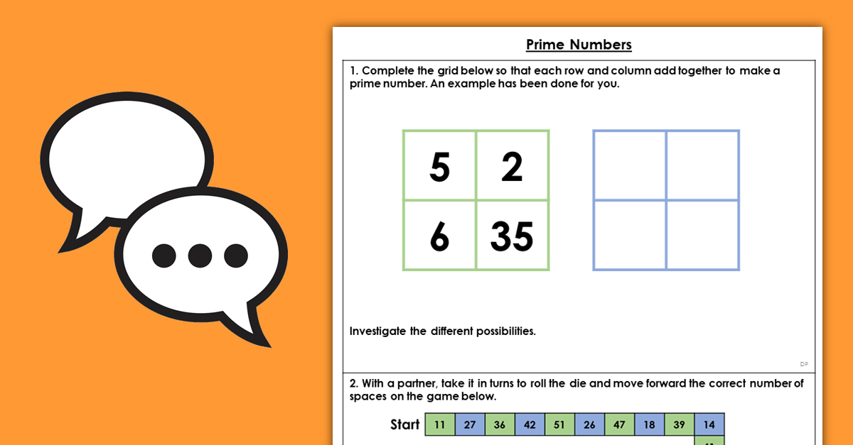 Year 5 Prime Numbers Discussion Problems