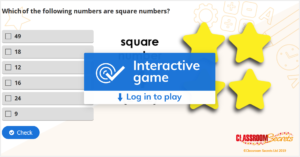 Year 5 Square Numbers IWB