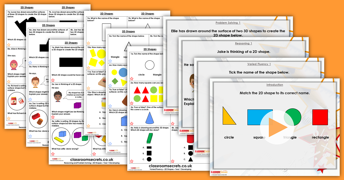 2D Shapes Year 1 Resources