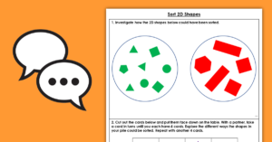 Year 1 Sort 2D Shapes
