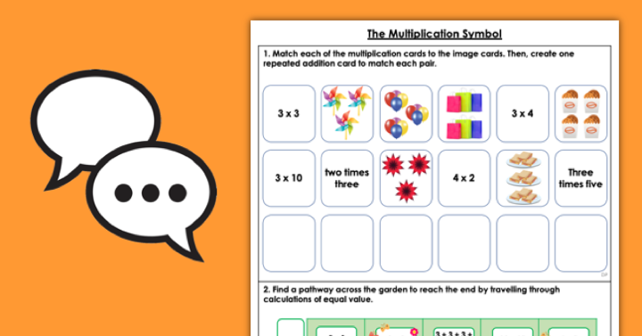 Year 2 The Multiplication Symbol Discussion Problems
