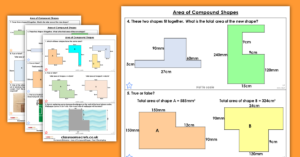 Area of Compound Shapes Year 5