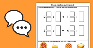 Year 6 Divide Fractions by Integers 2
