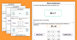 Efficient Multiplication Year 4
