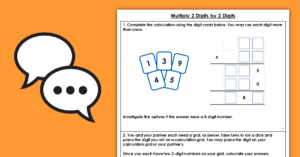 Year 5 Multiply 2 Digits by 2 Digits