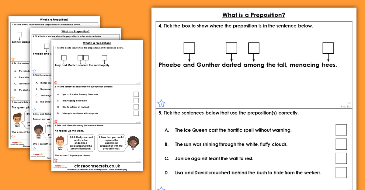 Free Year 3 What is an Adverb? Homework