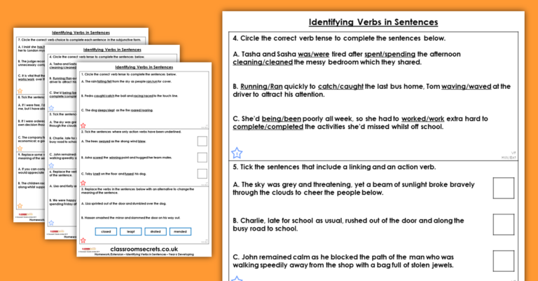 spring-gps-year-6-active-and-passive-resources-worksheets-classroom