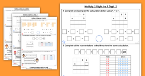 Year 3 Multiply 2-Digits by 1-Digit 2