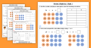 Year 4 Divide 2-Digits by 1-Digit