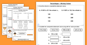 Year 6 Percentages Missing Values