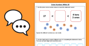 Year 1 Order Numbers Within 50