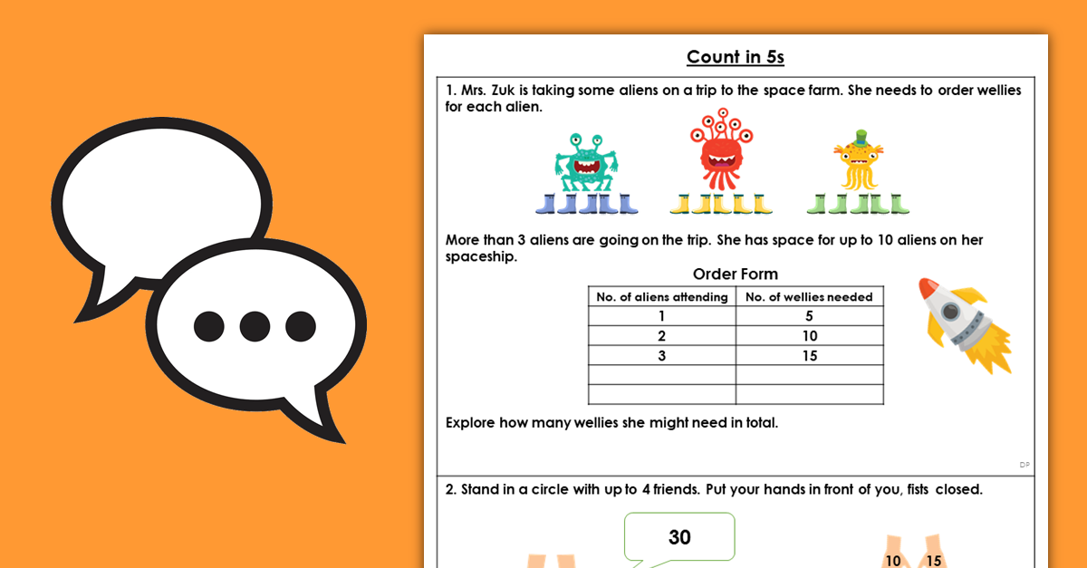 Year 1 Count in 5s Discussion