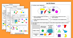 Year 2 Sort 2D Shapes