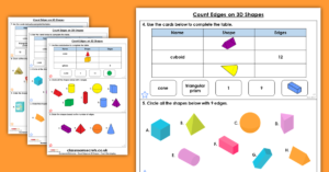 Count Edges on 3D Shapes