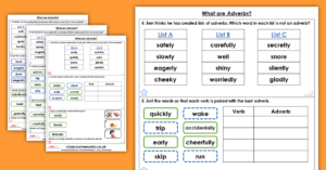 Year 1 What are Adverbs?