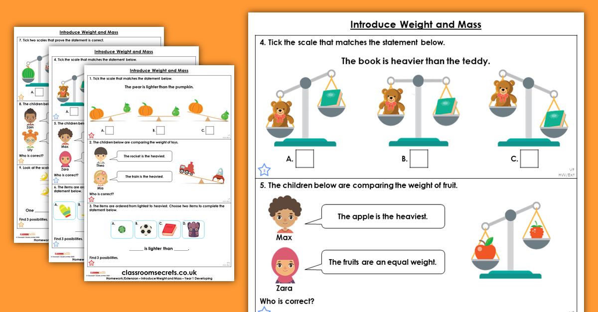 year-1-comparing-mass-worksheets-weight-and-mass-mastery-resources
