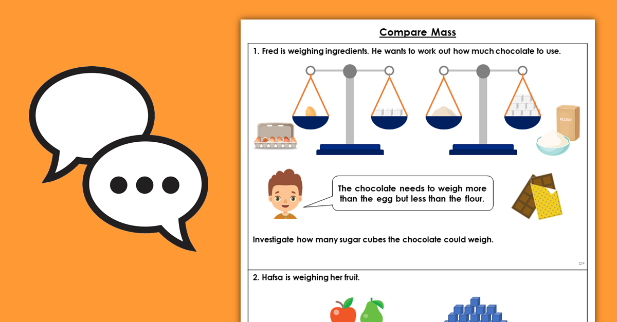 Year 1 Compare Mass Discussion