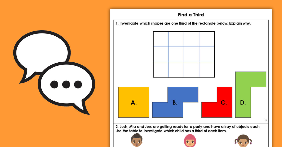 Year 2 Find a Third Discussion Problems