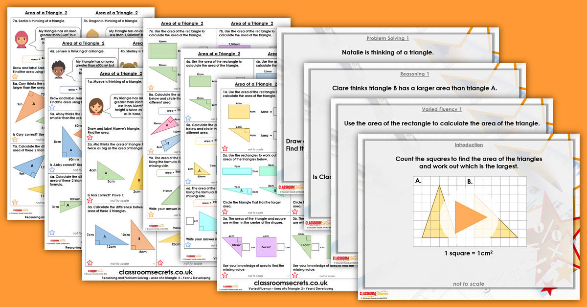 Area of a Triangle 2 Year 6 Resources