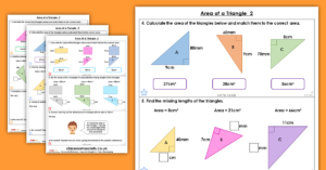 Year 6 Area of a Triangle 2