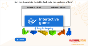 Year 6 Volume - Counting Cubes IWB