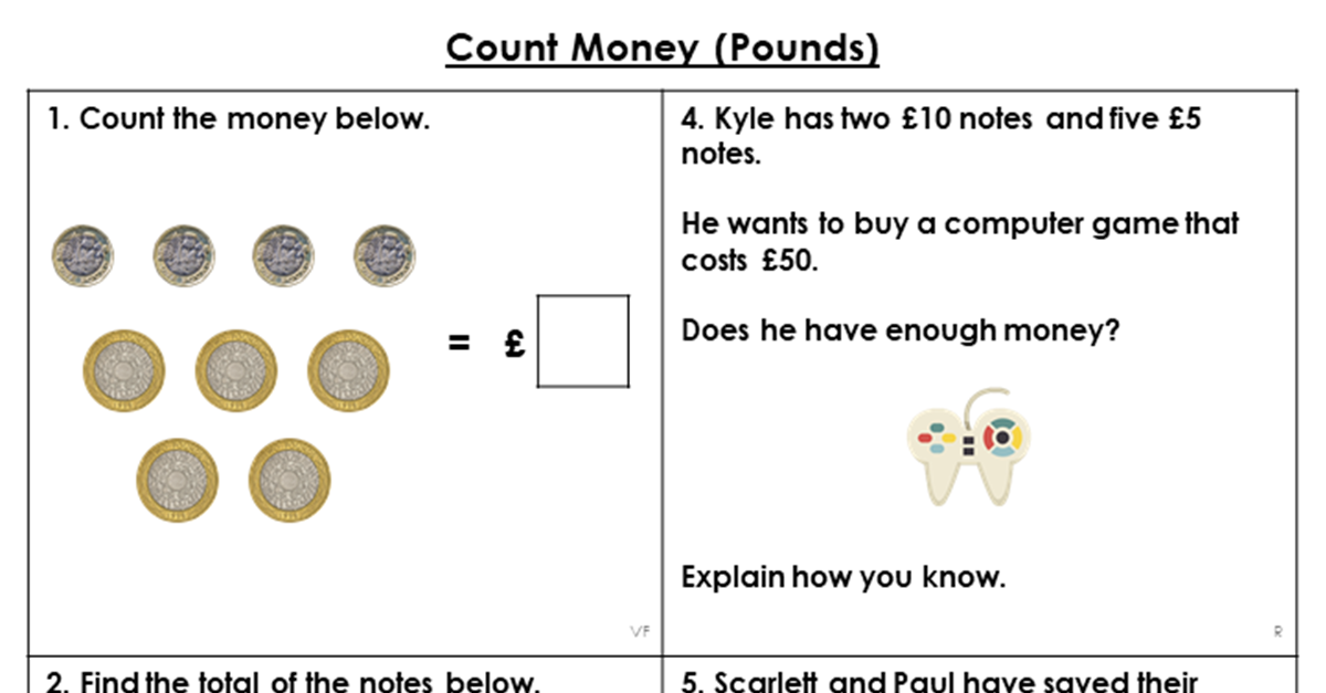 Counting Money Game - Do You Have Enough To Purchase?