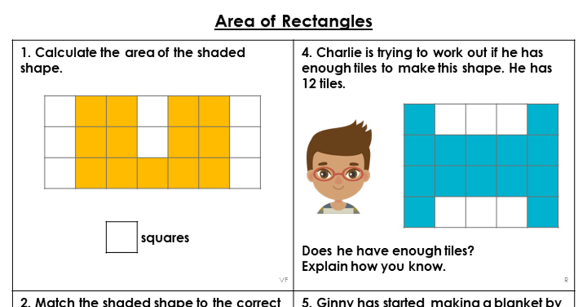 Year 5 Area of Rectangles Lesson - Classroom Secrets | Classroom Secrets