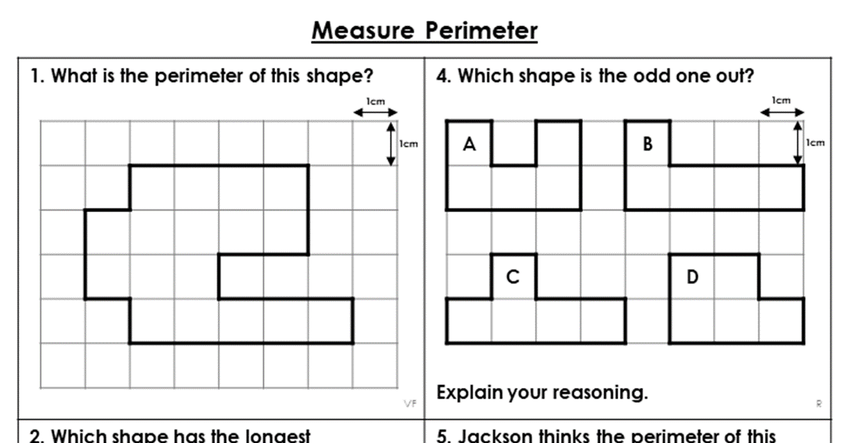 Free Year 5 Measure Perimeter Lesson - Classroom Secrets | Classroom