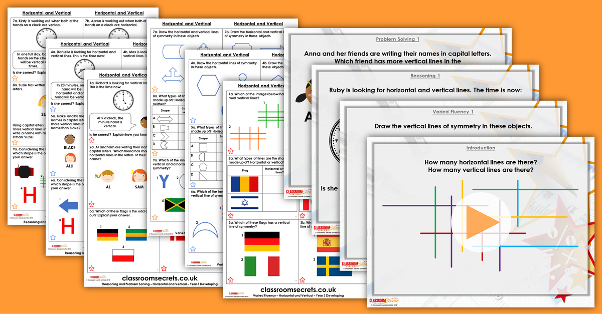 Horizontal and Vertical Year 3 Resources