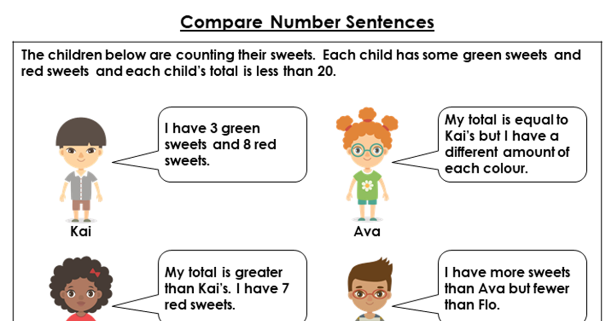 Year 1 Compare Number Sentences Lesson Classroom Secrets Classroom