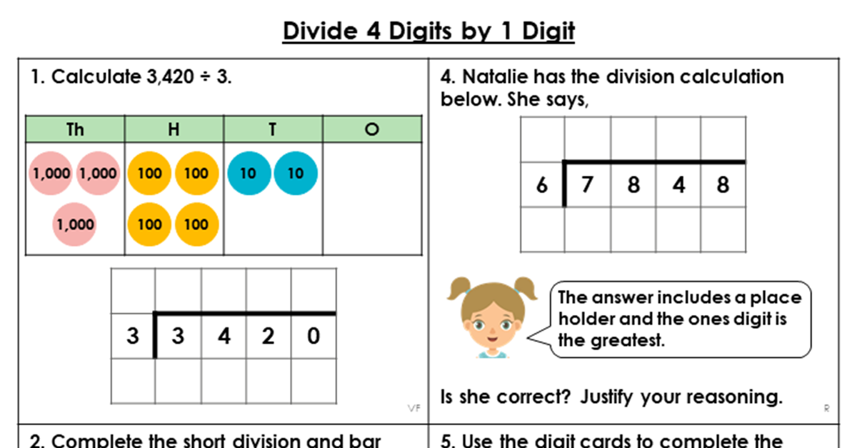 my homework lesson 5 divide by 4