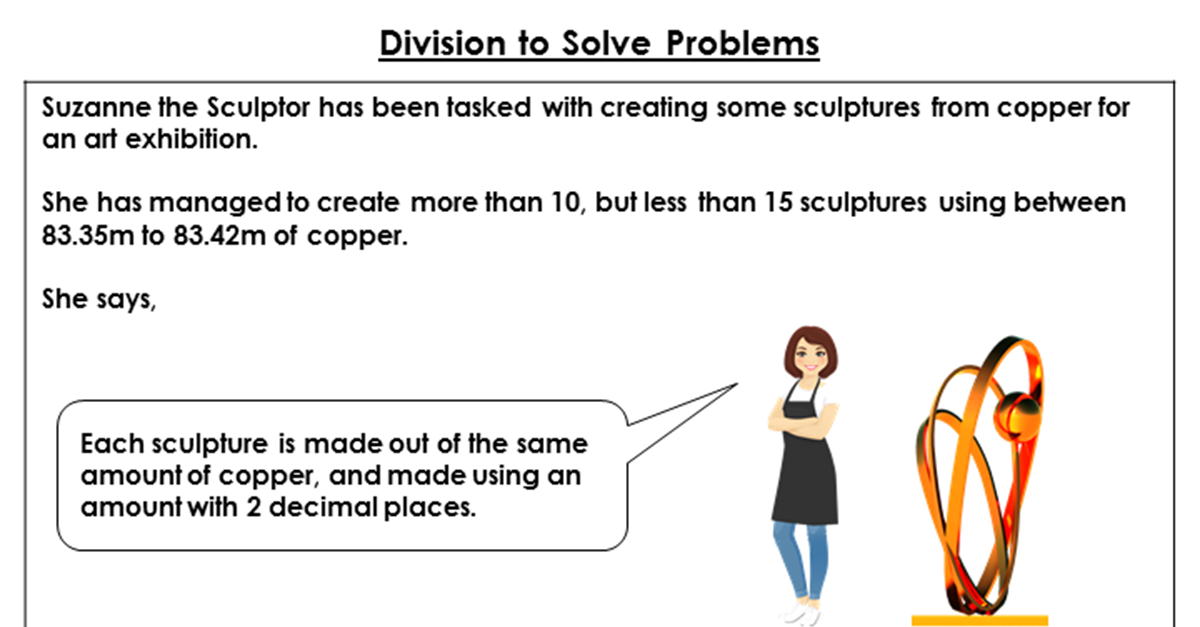 solving routine and nonroutine word problems involving division