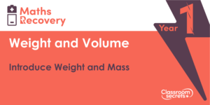 Free Year 1 Introduce Weight and Mass Lesson