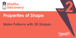Year 2 Make Patterns with 3D Shapes Lesson